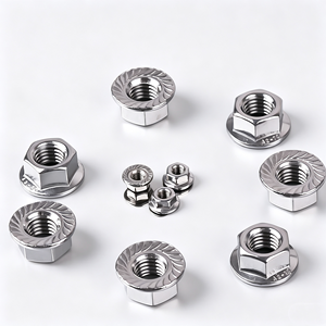 Tuerca de Brida Hexagonal de Acero Inoxidable de Alta Calidad GB6177.1, Tuerca de Brida Antideslizante Dentada con Bloqueo M3-M20 - Product Image 6