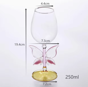 <span class=keywords><strong>Verre</strong></span> à <span class=keywords><strong>vin</strong></span> transparent moderne avec un design créatif unique en forme de nœud, à <span class=keywords><strong>pied</strong></span> haut, style américain, pour les fêtes - Product Image 4