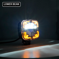 Luz de Conducción LED de 4 Pulgadas con Certificación E-mark, Lámpara de Trabajo Cúbica de 4 Pulgadas para 12V, para Camionetas, Vehículos Todoterreno, UTV, Barcos