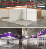 Stand d'exposition modulaire 3x3 en profilé aluminium, système de coque sans outil, installation rapide pour les entreprises de location d'expositions en Amérique du Nord