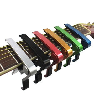 Accordatura Clip Folk chitarra <span class=keywords><strong>classica</strong></span> in metallo Ukulele accessori per strumenti musicali 7 colori disponibili CAPO - Product Image 2