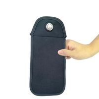 Pochette de protection pour téléphone portable avec serrure magnétique à impression personnalisée sac de sécurité d'employé d'usine anti caméra sacs pour téléphone portable verrouillables pour l'école