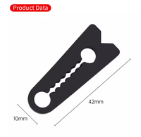 Coussin de protection pour serrure de porte de voiture, amortisseur de chocs, autocollant anti-collision, feuille silencieuse en silicone, épaisseur 1 mm, 4*2*1