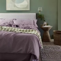 Literie en lin français de luxe Trader, ensemble de literie en lin, literie d'hôtel et en lin français, 100% lin, drap et taie d'oreiller lavés