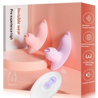 Kabelloser, ferngesteuerter, vibrierender Zungenleck- und Saugvibrator für Frauen, tragbarer G-Punkt-Vibrator, USB-wiederaufladbar, SM-Sexspielzeug