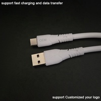 Cables de goma de silicona líquida flexible multifunción personalizados OEM de salida de fábrica USB a USB C