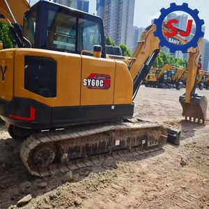 Excavatrice d'occasion Sany SY60C, marque chinoise, taille moyenne, en stock, modèles SY75C, SY60C, SY75C, SY95C, SY125C à vendre - Product Image 4