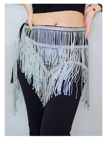 <span class=keywords><strong>Jupe</strong></span> de danse du ventre bohème sexy Yifusha, <span class=keywords><strong>jupe</strong></span> à paillettes scintillantes, costume, <span class=keywords><strong>jupe</strong></span> à franges, écharpe de hanche, pour performance, Noël, carnaval - Product Image 4