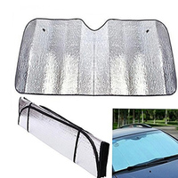 Accessoires extérieurs, pare-soleil pliable pour pare-brise de voiture avec logo personnalisé imprimé, anti-UV, isolation thermique, pare-soleil pour fenêtre avant