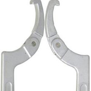 Clé à crochet articulée de qualité industrielle KS Tools avec embout en acier au chrome-vanadium, métrique 114-158 mm (92290040385560) - Product Image 5