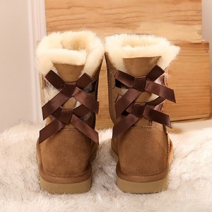 Botas de Nieve UGGs Serie 2026 de Lujo y Alta Calidad para Mujer, Decoradas con Lazo, a la Moda, Impermeables y Antideslizantes - Product Image 2