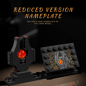 Mô hình gạch moc lắp ráp mắt quỷ sáng tạo 925 chiếc Bộ sưu tập đồ chơi khối lắp ráp câu đố hạt nhỏ 13070 - Product Image 4