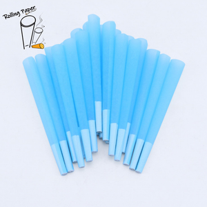 Wholesale 109MM Classic Brown Cigarette Paper Cone Customizable LOGO <b>Smoking</b> Roll Paper Accessories - Product Image 2