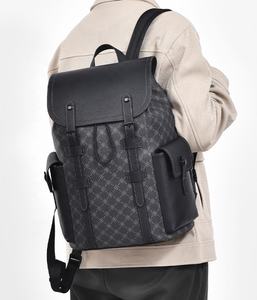 Vintage Casual Computer impermeabile zaino da scuola di lusso Bagpack da uomo College Laptop Designer zaino viaggio d'affari - Product Image 6