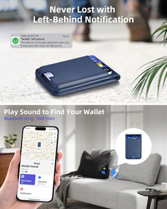 พบ<span class=keywords><strong>ก</strong></span>ระเป๋าเงินแม่เหล็กของฉันที่ N52ที่ยึดแม่เหล็กอย่างแข็งแรงขาตั้งโทรศัพท์มือถือแอปเปิ้ลพบที่ใส่บัตรแม่เหล็กหนัง PU ของฉันไม่มีที่ปิด - Product Image 4