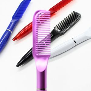 Stylo Bille Créatif en Forme de Peigne, en Plastique, Rotatif et Torsadé, Idéal pour la Publicité et la Promotion, En Stock - Product Image 3