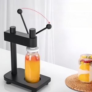Machine de scellage manuelle commerciale pour bouteilles PET, canettes de boissons et jus, avec scelleuse de couvercles en aluminium - Product Image 5