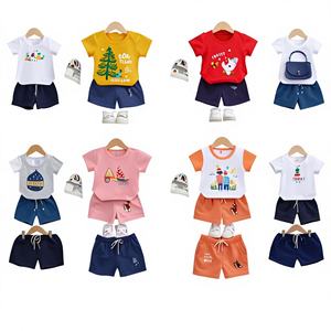 เสื้อผ้าเด็กฤดูร้อนขายส่ง สำหรับเด็กอายุ 0-12 ปี ชุดเดรสผ้าฝ้ายแท้ คละแบบ จีน ขายส่งจำนวนมาก - Product Image 2