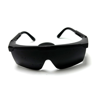 Lunettes de protection noires 100% anti-lumière LED, anti-buée, anti-rayures, UV400, accessoires de blanchiment dentaire