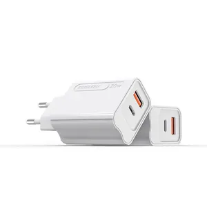 Hoge Kwaliteit Eu Plug Pd 20W Qc 5.0 Super Snel Usb Lader Voor Iphone Mobiele Telefoon Accessoires Draagbare Oplader Power Bank