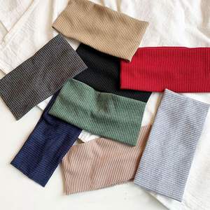 Bandeaux élastiques solides pour cheveux, bandeaux à nœuds croisés pour femmes et filles, accessoires pour cheveux - Product Image 5