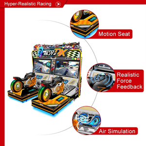 เกมมอเตอร์ไซค์อาเขต <span class=keywords><strong>Asphalt</strong></span> <span class=keywords><strong>Moto</strong></span> Blitz DX - เกมแข่งรถแบบหยอดเหรียญ โครงสร้างโลหะ ภาษาอังกฤษ หน้าจอ LCD 49 นิ้ว - Product Image 3