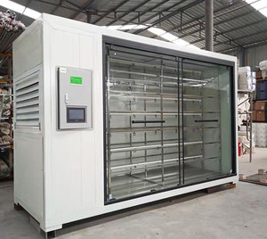 Système de germination hydroponique vertical commercial de 100 kg/jour pour fourrage, avec pompe et gouttière automatique en acier inoxydable - Product Image 2