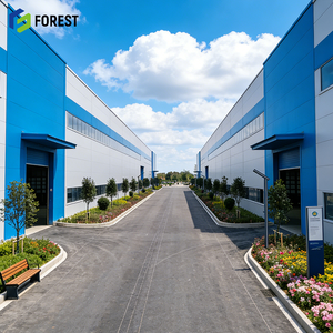 Entrepôt logistique moderne en structure acier de qualité supérieure avec une capacité de chargement élevée et une conception à ossature longue portée pour l'utilisation en appartement et en atelier - Product Image 1