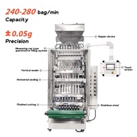 Machine d'emballage de liquides à trois soudures latérales, 8 voies, automatique, pour huile d'olive, vinaigre, soupe