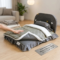 Prinzessinnen-Hundesofa im Europäischen Stil mit Decke, Katzenbett, Waschbares Haustierbett, Abnehmbarer Bezug, Winterwarmes Haustierbett, Gemütliches Hundebett