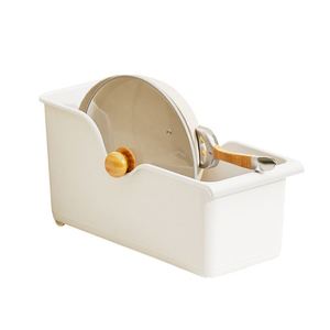 Kitchen Cabinet <b>Storage</b> Box Pot Pan Cover Wheels Seasoning Jar Organizer Sink Sundries Large Capacity Shelf PP Plastic - Product Image 5