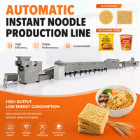 Machine automatique de fabrication de nouilles instantanées en acier inoxydable 220V/380V/ligne de production de nouilles instantanées commerciale personnalisée