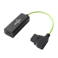 Câble d'alimentation flexible en silicone D-TAP mâle vers USB-C PD 100W, accessoires de tournage professionnels pour caméra avec batterie V-Mount