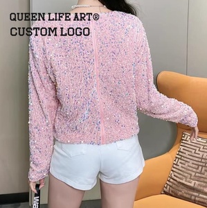 Custom Sequin <strong>Easter</strong> <strong>Top</strong> Manufacturers for Customs Clothes Houston Texans Sequin <strong>Tops</strong> Customized Silver Sequin <strong>Tops</strong> Plus Size - Product Image 4