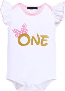 Костюм принцессы IBTOM CASTLE для девочек на 1/2/3-й день рождения: комбинезон с рюшами + юбка-пачка в горошек + повязка на голову, комплект из 3 предметов - Product Image 3