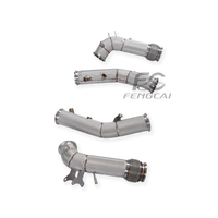 Fabrik-Großhandel Hitzeschutz-Downpipe Auspuffkrümmer für Maserati MC20 3.0T V6 Frontrohr Direktverbindungs-Auspuffrohre Upgrade