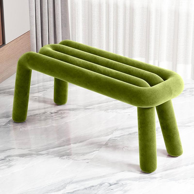 Sedia lunga verde erba