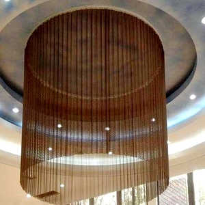 Chất lượng cao trang trí lưới Rèm Cửa & valances cho khách sạn đổi mới phòng trang trí thiết kế nội thất - Product Image 1