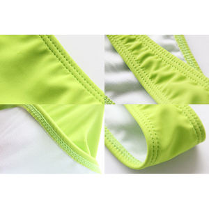 Maillot <span class=keywords><strong>de</strong></span> <span class=keywords><strong>bain</strong></span> T-back uni, string, sous-vêtements sexy pour femmes avec pantalon en T coloré - Product Image 3