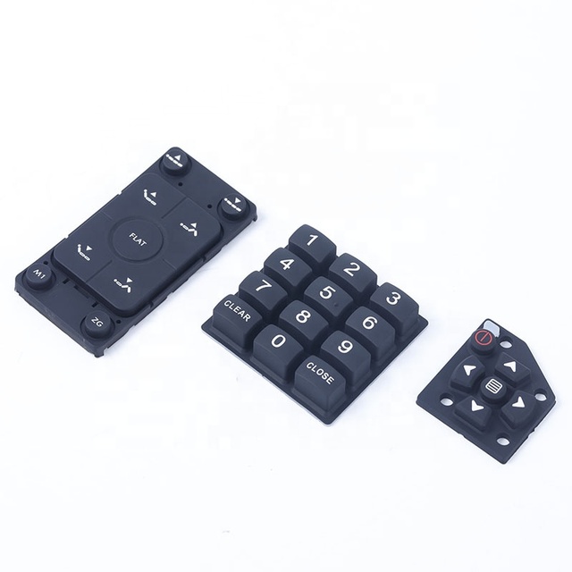 Factory Customized Conductive Silicone Rubber Keypad Button for Remote Controller Waterproof