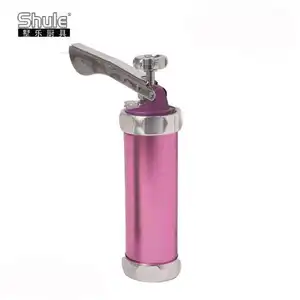 Aluminum Maker Biscuit Making Tool pure hand operated Eco-Friendly Biscuit Cookie Gun Stainless Steel Home Made Biscuits