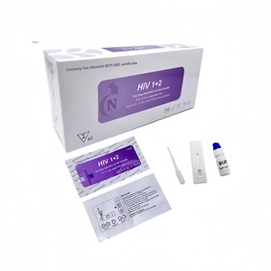 ชุดทดสอบเอชไอวี12 แบบตลับ ตรวจหาเอชไอวี1+2 ด้วยเลือดทั้งหลอด ได้รับการรับรองมาตรฐาน CE สำหรับการวินิจฉัย - Product Image 1