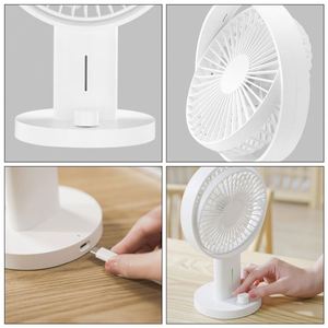 Ventilateur de table portable mini 2025 en plastique, réglable, rechargeable par USB, pour bureau, en promotion - Product Image 6