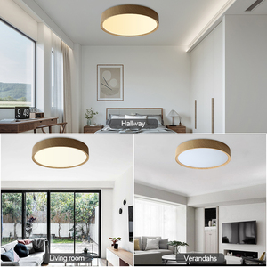 Bề Mặt Gắn Bằng Gỗ Biên Giới 13.2 Trong Nhà Hoặc Ngoài Trời Hành Lang LED Đèn Trần Cho Nhà Trần Phòng Khách - Product Image 6