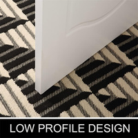 Tapis d'entrée lavable, paillasson extérieur, tapis de cuisine style nordique, tapis de porte commerciaux en polypropylène antidérapants