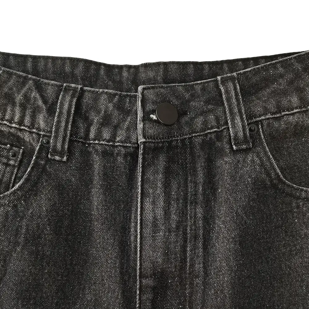 Denim — pantalon Baggy pour hommes, Denim, imprimé numérique, personnalisé, jean droit, ample, pierre, délavé et troué, Hip-Hop, Skateboard, 2020