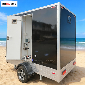 2026 Steel Mobile <b>Shower</b> Toilets Luxury <b>Portable</b> Bathroom Restroom Trailer for Park Use - Product Image 4