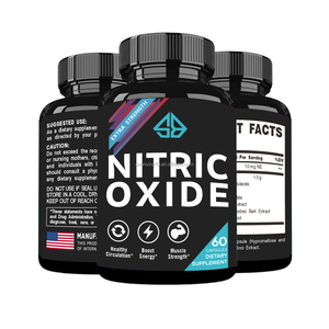 Cápsulas de Suplemento Herbal de L-Arginina para Aumentar el Óxido Nítrico, para Adultos, Crecimiento Muscular, Energía, Ciclismo Saludable, 60 Unidades - Product Image 3