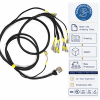 Faisceau de câblage pour engins de construction, faisceau de câblage pour excavatrice, faisceau de câblage pour grue, faisceau de câblage sur mesure, faisceau de câblage OEM