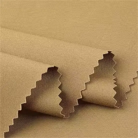 Manufacturer's factory has a large quantity of high-quality woven 98% cotton 2% spandex twill fabric in stock